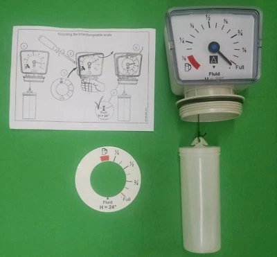 Fuel Oil, Diesel Oil, DEF or Water Tank Gauge 275, 330, 55 gallon 42" and 24" - Image 1 of 3