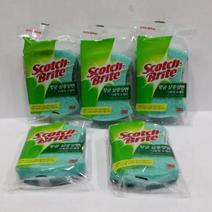  3M Scotch-Brite 10 Pcs Scrub Sponge Multi-Purpose kitchen garage outdoor Heavy  - Picture 1 of 1