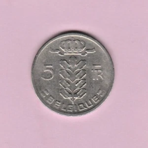 Lot of Four Belgium 1948-1971 Nice Five Francs Coins km134 & km 135 - Picture 1 of 2