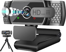 Full HD1080P Webcam Mit Mikrofon, Automatischer Lichtkorrektur,  USB PC Webcam M
