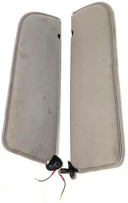 92 - 07 Ford Econoline E150 E250 E350 Pair of Sun Visors Cloth GRAY OEM Sunvisor Foto 1 de 4