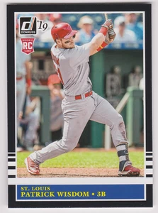  Patrick Wisdom 2019 Donruss #225 Retro 1985 RC Rookie Card  - Bild 1 von 3
