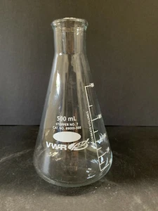 VWR 89000-366 500 mL Erlenmeyer Flask - Picture 1 of 4
