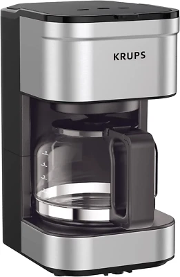 Simply Brew Compact 5 Cup Coffee Maker: Stainless Steel Design, Pause & Brew, Ke - Image 1 of 4