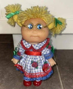 1998 Mattel Cabbage Patch Kids Norma Jean Special Edition Doll Yarn Hair Glasses - Picture 1 of 4