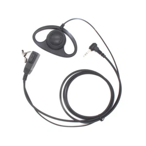 D Shape Walkie Talkie Headset Earphone 1pin 2.5mm PTT Mic Earpiece for Motorola - Zdjęcie 1 z 5