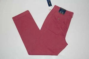 New Club Room Rosetta Men's Size 34x32 Flat Front Slim Fit Stretch Chino Pants - Picture 1 of 4