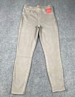 Spanx Jean-ish Ankle Leggings Size Med Twill Earthy Taupe 20018R  Pull On Pants* - Image 1 of 4