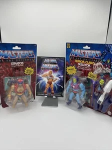 Mattel Collectible Masters Of The Universe Collector Lot With DVD- Free Ship - Picture 1 of 15