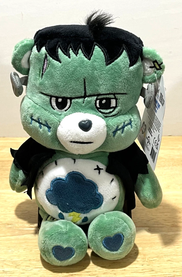 Care Bears x Universal Monsters 9" Grumpy Bear como Frankenstein ~ Peluche Nuevo con Etiquetas Foto 1 de 1