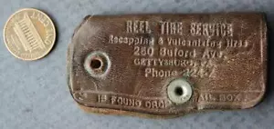 1940-50 Era Gettysburg Pennsylvania Keel Neumáticos Servicio Llavero de Cuero RARO --- - Imagen 1 de 1