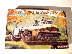 1/35 Dragon WWII German Half Track Sd Kfz 250 / 1 le Spw Alte 1 Figure # 6117 - Picture 1 of 9
