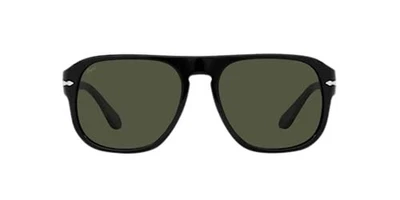 Óculos de sol Persol PO3310S aviador, preto/verde, cores sortidas, larguras de lente  - Imagem 1 de 4