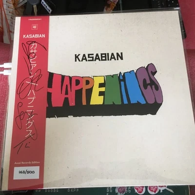 KASABIAN HAPPENINGS 163/500 LTD EDN VINYL LP RECORD WITH SIGNED OBI NEW SEALED - Image 1 of 2