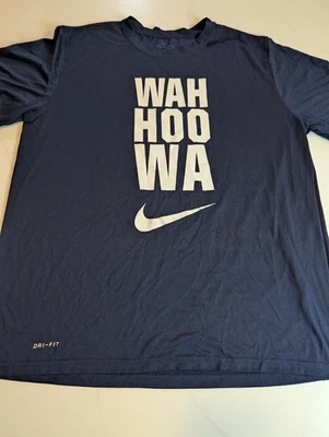THE NIKE TEE Virginia Cavaliers WAH HOO WA Athletic Cut Blue T-Shirt Size XL - Image 1 of 4