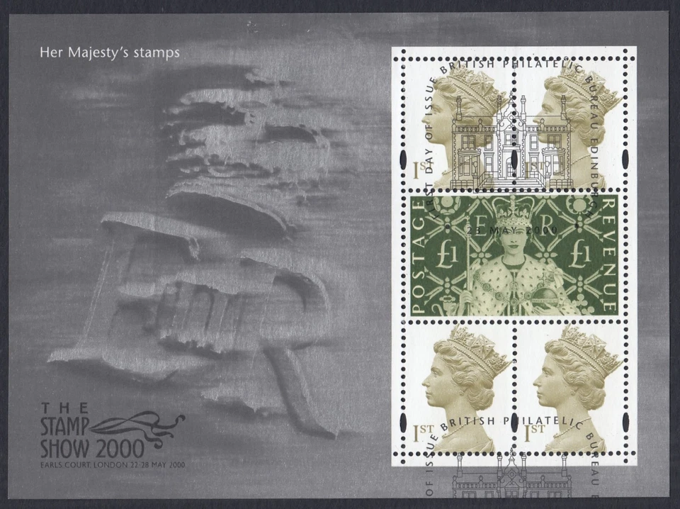 GB 2000 Stamp Show miniature sheet  SG MS2147  fine used - Image 1 of 1