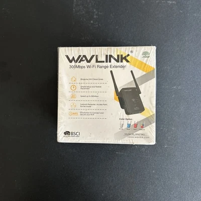 N300 Wi-Fi Range Extender 2.4Ghz Supports Repeater/Access Point Modes Router - Image 1 of 4