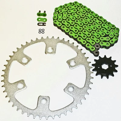 Cadena y piñón junta tórica verde Honda CRF230F 230 F 2003-2014 13/49 110 L Foto 1 de 4