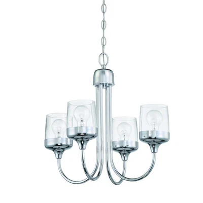 Craftmade 58124 Wrenn 4 Light 20"W Chandelier - Chrome - Image 1 of 4
