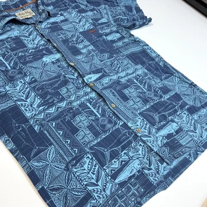 Salt Life Tahiti Seas Hemd Herren XL Kurzarm Knopfleiste Hawaii Blumen - Bild 1 von 13