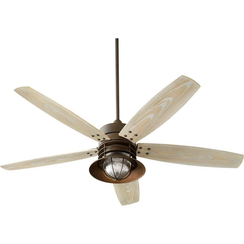 Portico - Patio Ceiling Fan in Transitional style - 60 inches wide by 19.5 - Image 1 of 4