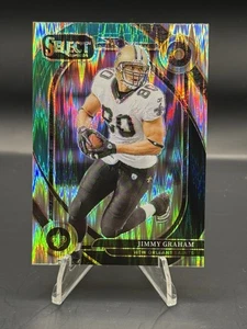 2024 Panini Select - Club Level Jimmy Graham #269 Black & Green Shock Prizm - Picture 1 of 2