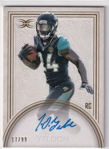 Topps Definitive Collection T.J. Yeldon 2015 #DRA-TY/99 Jacksonville Jaguars - Imagen 1 de 2