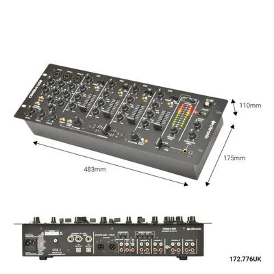 4 Channel 19" DJ Mixer - Image 1 of 4