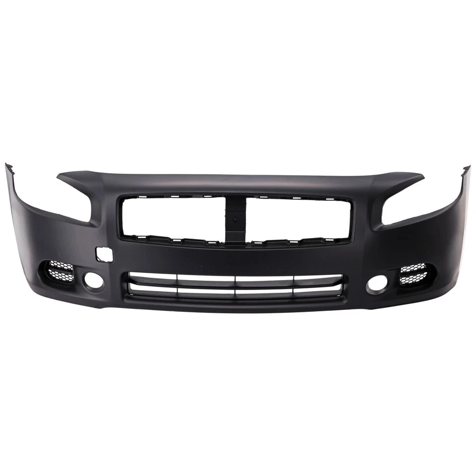 For 09-14 Nissan Maxima S SV Models w/ Fog Lamp Holes Primed Front Bumper Cover Foto 1 de 1