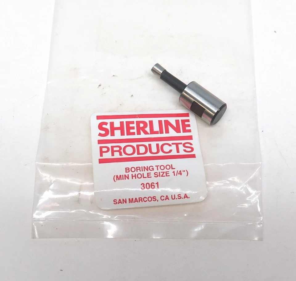 Sherline #3061 - Cortador de barra perforadora (1/4" min. agujero, 0,6" máx. profundidad) Foto 1 de 1