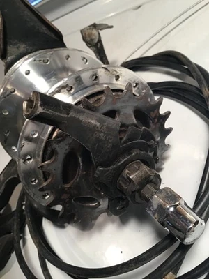 Shimano Nexus Inter 7 Speed Hub SG-7 R40 36 HOLE w Brake Shift & Cables - Image 1 of 4