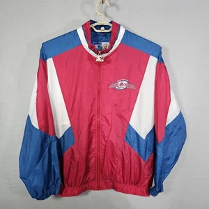 Vtg 90’s Starter Colorado Avalanche NHL Track Jacket Men's Size L - Picture 1 of 7