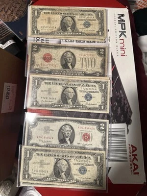 silver certificate notes lot - Image 1 of 4