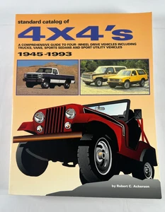 Standard Catalog of 4 x 4's, 1945-1993 by Robert C Ackerson 1993 Trade Paperback - Picture 1 of 10
