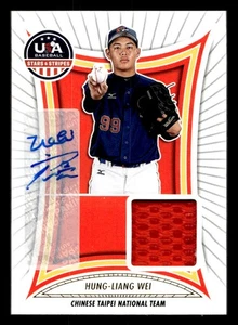 2024 USA Stars & Stripes Hung-Liang Wei RPA Rookie Patch Auto /25 - Picture 1 of 2