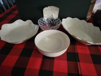 Lenox Lot Of Various Crystal, Jaquared, Saybrooke & Special Decorative Bowls. - Image 1 of 4