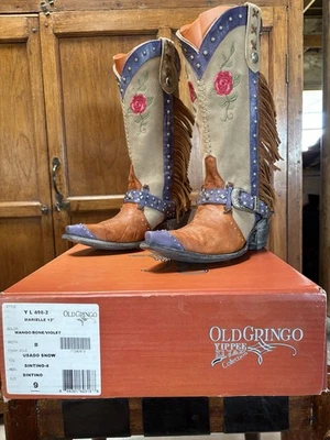 New w/box Old Gringo Yipee Ki Yay Marielle 13” Cowboy Boots Size 9 - Image 1 of 4