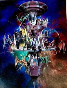 Tabla de punto de cruz Heaven And Earth Designs STARBASE DRACONIS~Dragones~Rob Carlos - Imagen 1 de 4