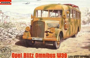 Roden - Opel Blitz Bus Omnibus W39 Blitzbus Modello Kit 1:72 Nuovo Ovp Punta Kit - Foto 1 di 1