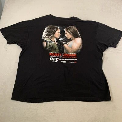 Camisa UFC 184 Para Hombres 3XL Negra Ronda Rousey Peso Gallo Campeonato MMA XXXL Foto 1 de 4