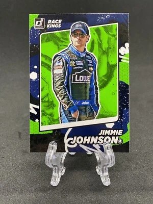 2022 Panini Donruss Racing - “Race Kings” Lime Green - Jimmie Johnson  - Image 1 of 2
