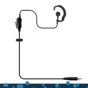 G Shape Ear Hook Headset Earphone PTT Earpiece For Motorola CLP446e CLP107e - Picture 1 of 2