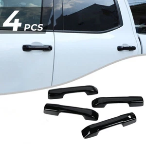 Glossy Black Exterior Door Handle Cover Trim For Toyota Tacoma 2024 2025 2026 - Picture 1 of 6