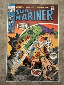 Sub-Mariner #34 bien+ (Marvel Comics 1970) - Imagen 1 de 23