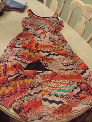 Vestido MSK talla 14W Multy Foto 1 de 4