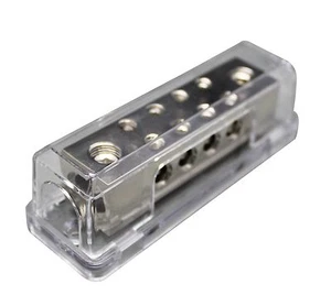 Bloque de distribución de energía/tierra calibre A4A 0/2 a 8 X 8 latón Pd-15N - Imagen 1 de 4