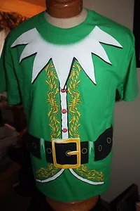 Leprechaun Elf T-Shirt Costume Party Parade St. Pats Christmas Choose S M or L - Picture 1 of 3