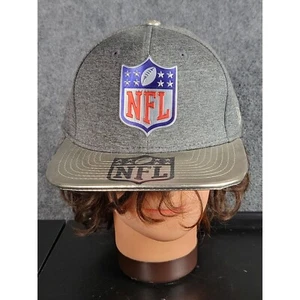 New Era NFL Hat Heather Gray Silver Logo 9FIFTY Original Fit OSFM Football Dad - Picture 1 of 9