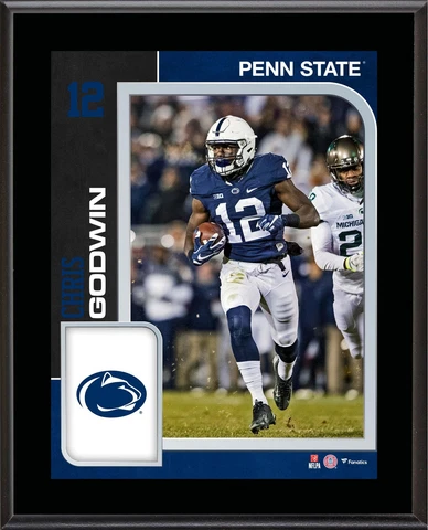 Chris Godwin Penn State 10.5x13 Sublimated Player Plaque - Fanatics Cover