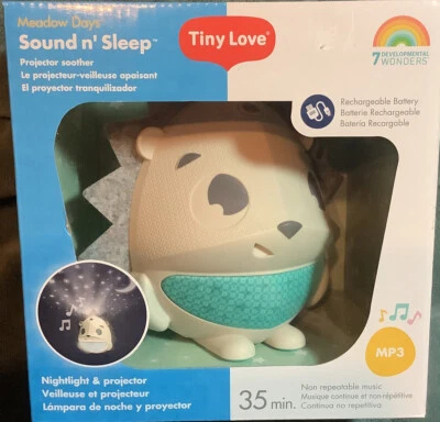 Proyector Musical Sound ’n Sleep MP3 Recargable Bebé Chupete Pequeño Amor ¡NUEVO! Foto 1 de 4